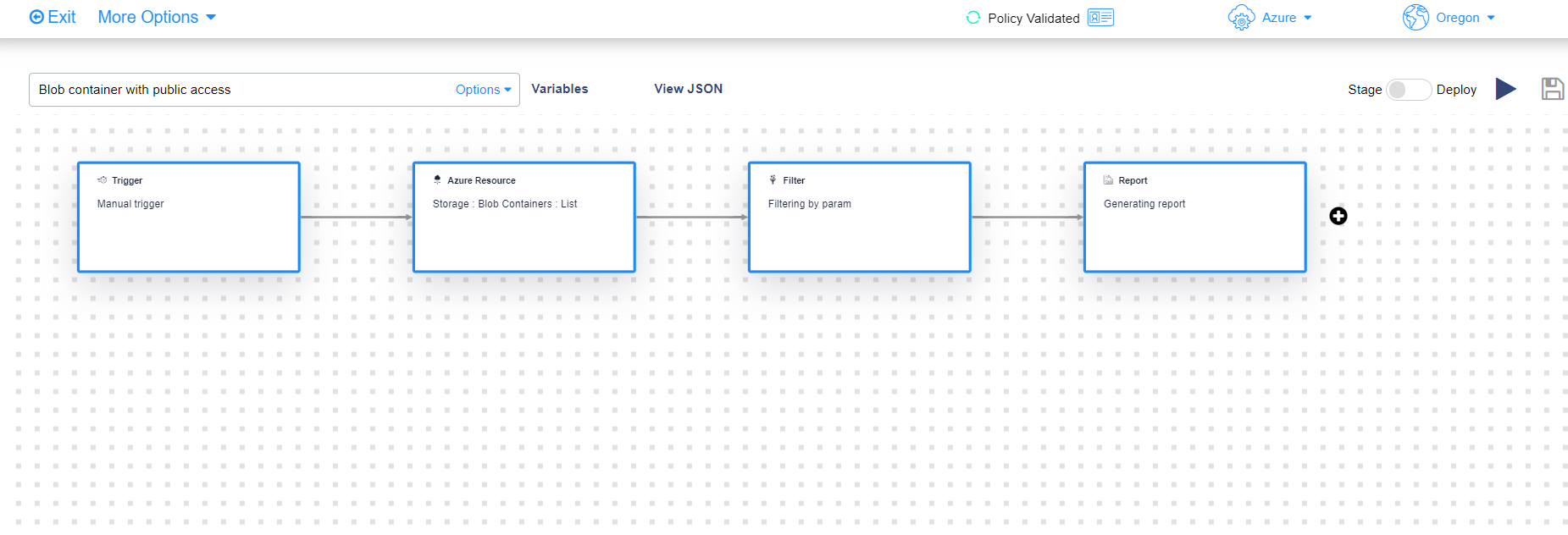 Azure Cloud Management Workflows with zero-code